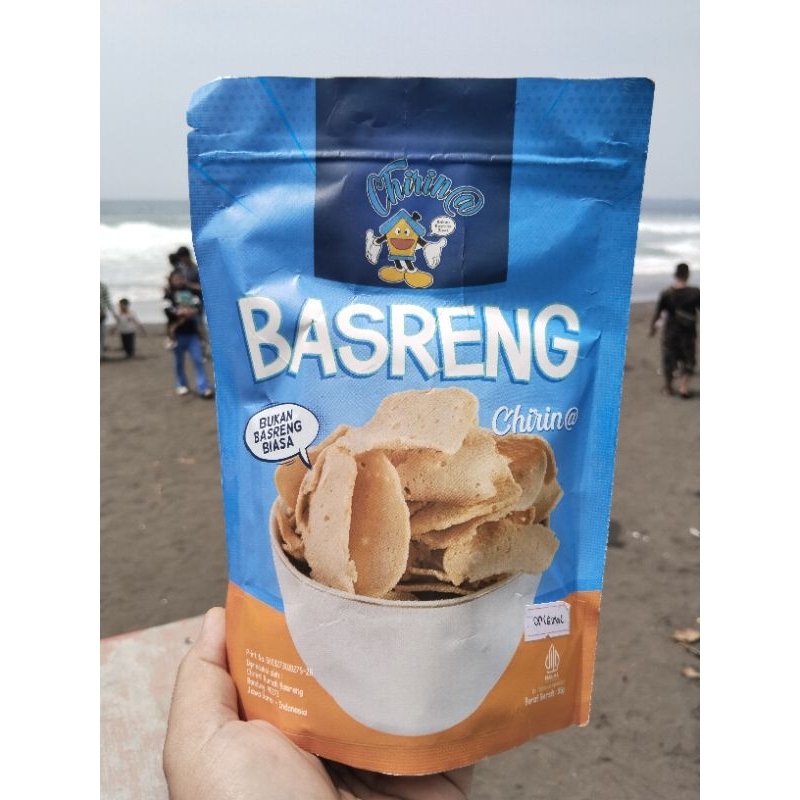 

kripik basreng blue package 85g