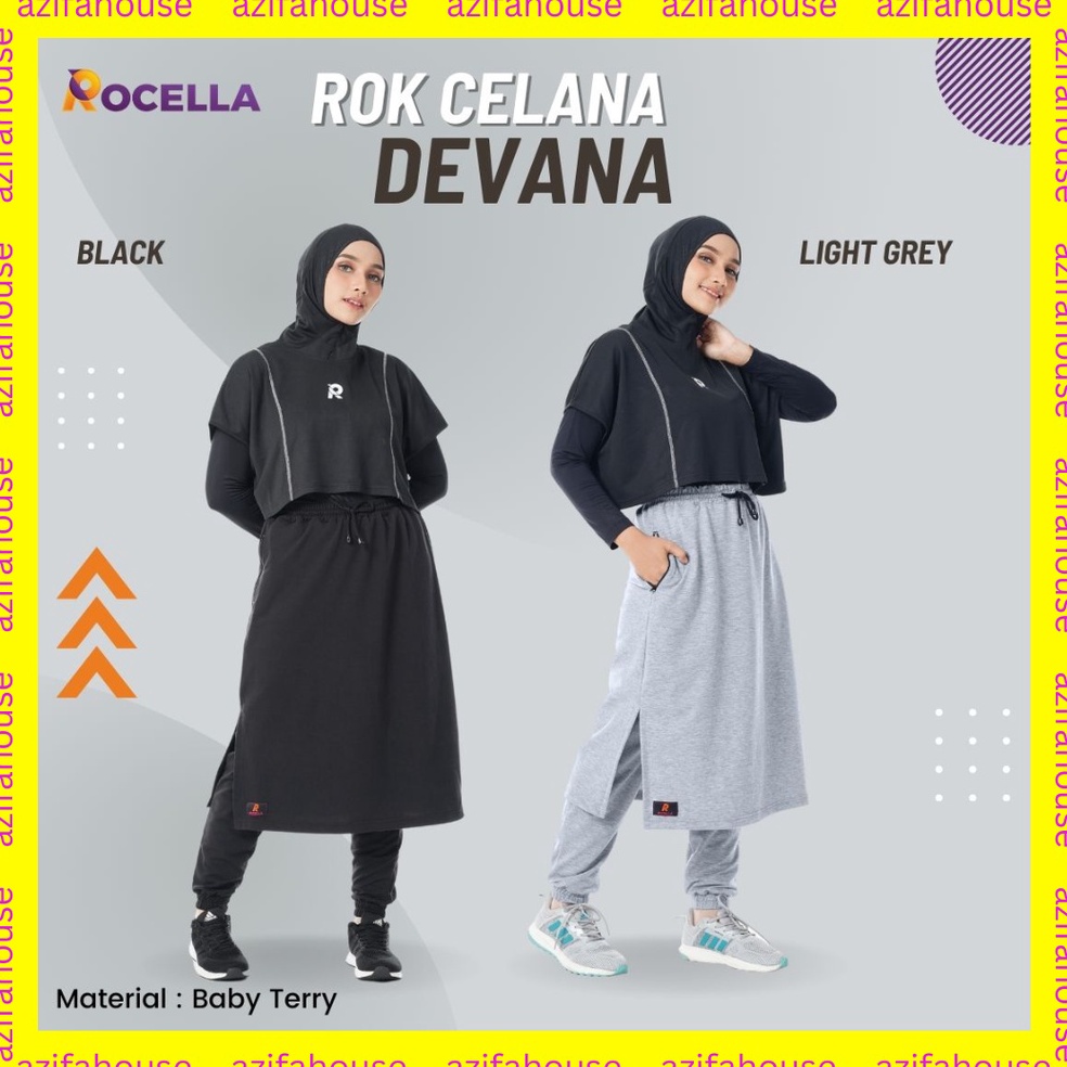 Banyak Stock Rok Celana Devana dan Hijab Gloria Hijab Xena Rocella Rok Celana Olahraga Wanita Muslim