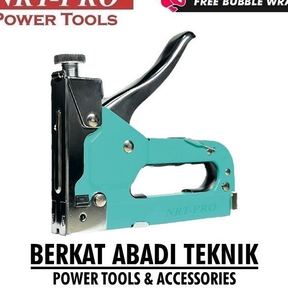 

Spesial NRTPRO Staples 3 In 1 Stapler Paku Tembak Manual Gun Tacker Jok Motor Hekter