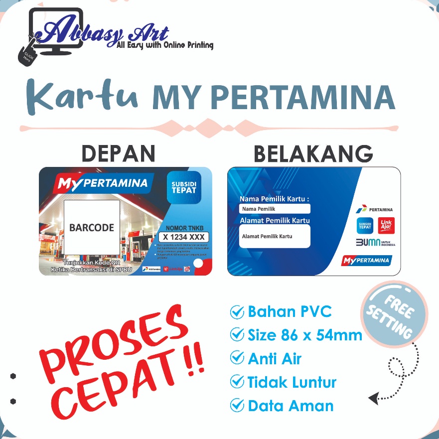 

KF7 SE JADI CETAK KARTU MY PEMINA ID CARD KARTU MEMBER