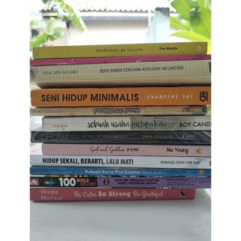 

preloved buku/buku murah