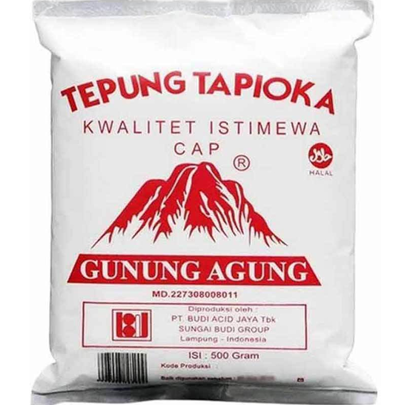 

Tepung tapioka cap gunung agung 20x500gr/crt