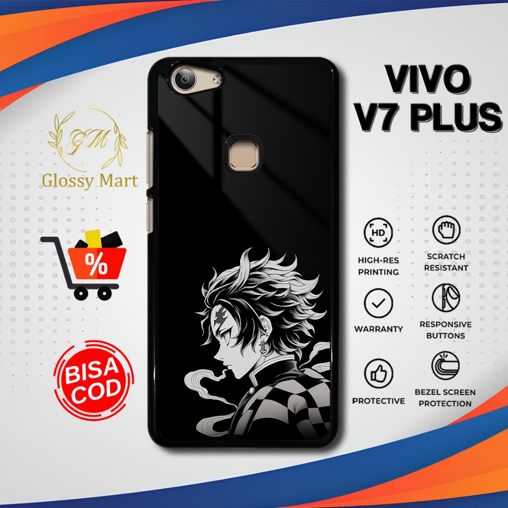 Case Vivo V7 Plus Terbaru Anime Dark Hardcase Softcase Glossy Casing Vivo V7 Plus Termurah Terlaris