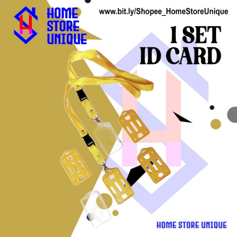 

1 SET ID CARD (TALI + HOLDER) PLASTIK