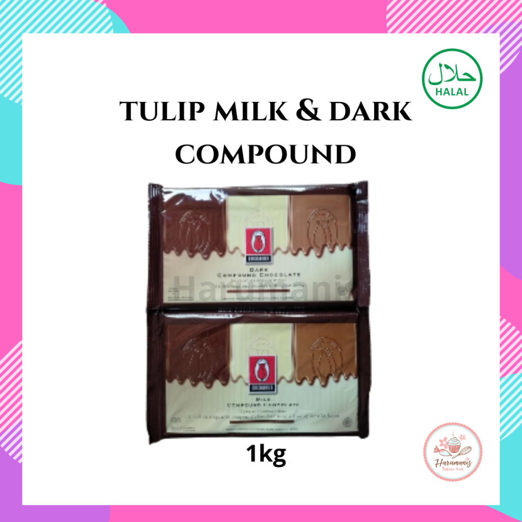 

Tulip Dark Chocolate Milk Chocolate Compound 1kg