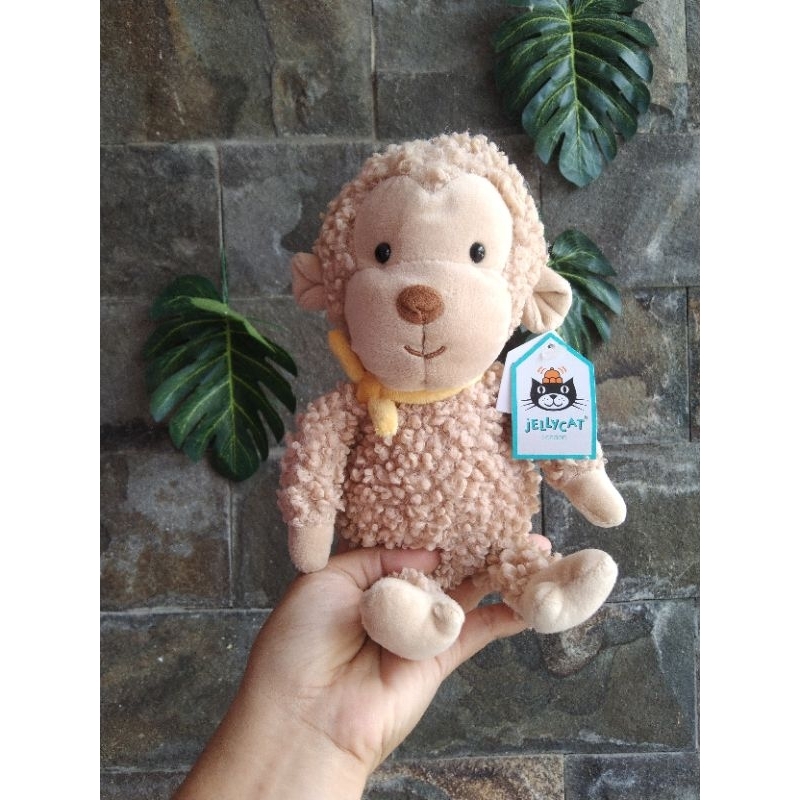 fuzzkin monkey by jellycat (NWT)