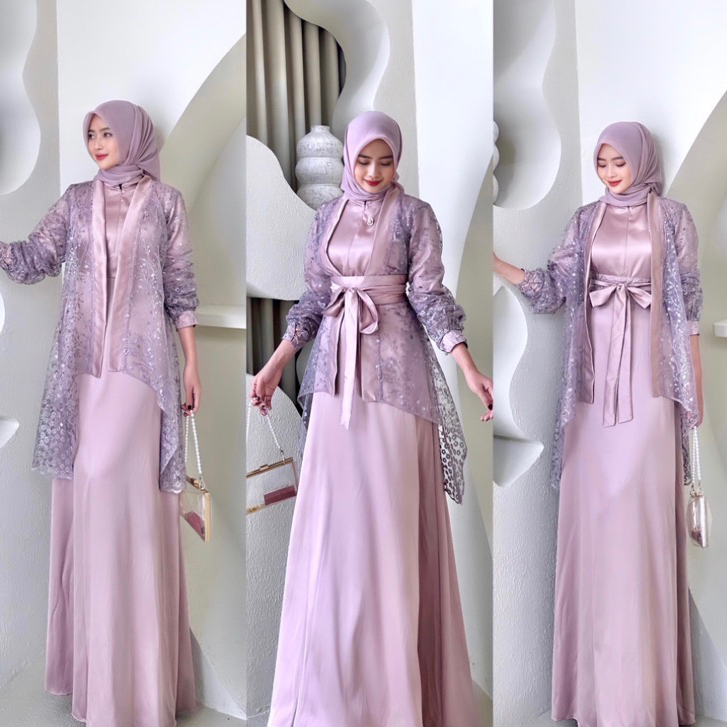 BUTIK CORNELIA// VELOXA PREMIUM VELVET DRESS WEDDING GAUN GAMIS KONDANGAN MAJELISAN ZIARAH SYARI
