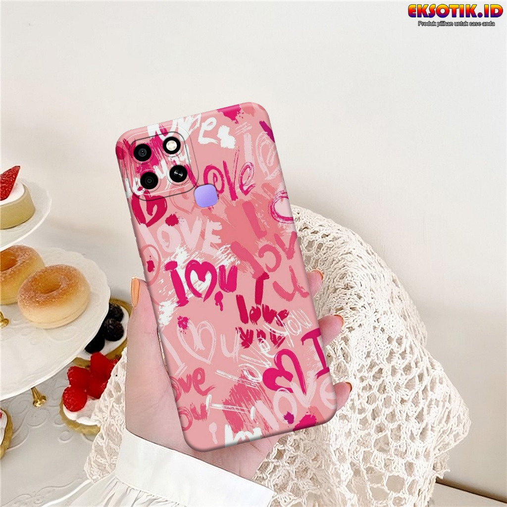 Case Infinix Smart 6 - Casing Infinix Smart 6 - Fashion Case - Silikon Infinix Smart 6  - Motif Kere