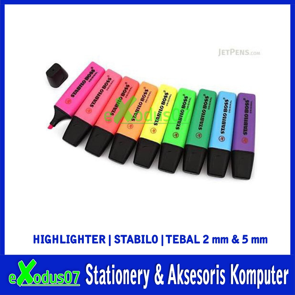 

HIGHLIGHTER / STABILO / PENANDA DOKUMEN MERK STABILO BOSS