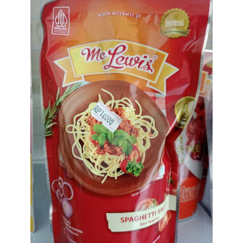 

MC Lewis Spaghetti Sauce 310 gr