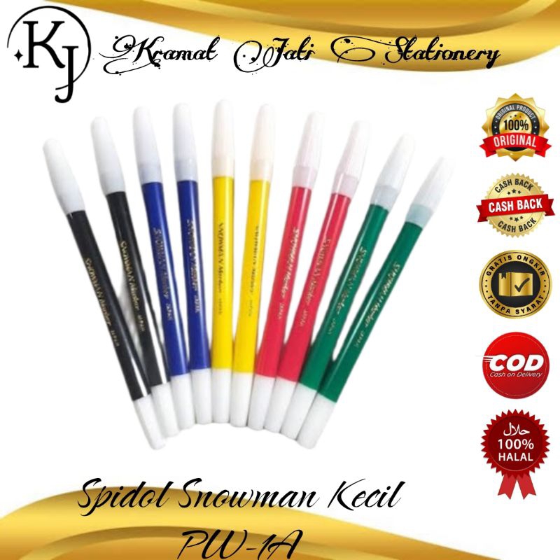 

Spidol Snowman Kecil PW-1A (1 Pcs)
