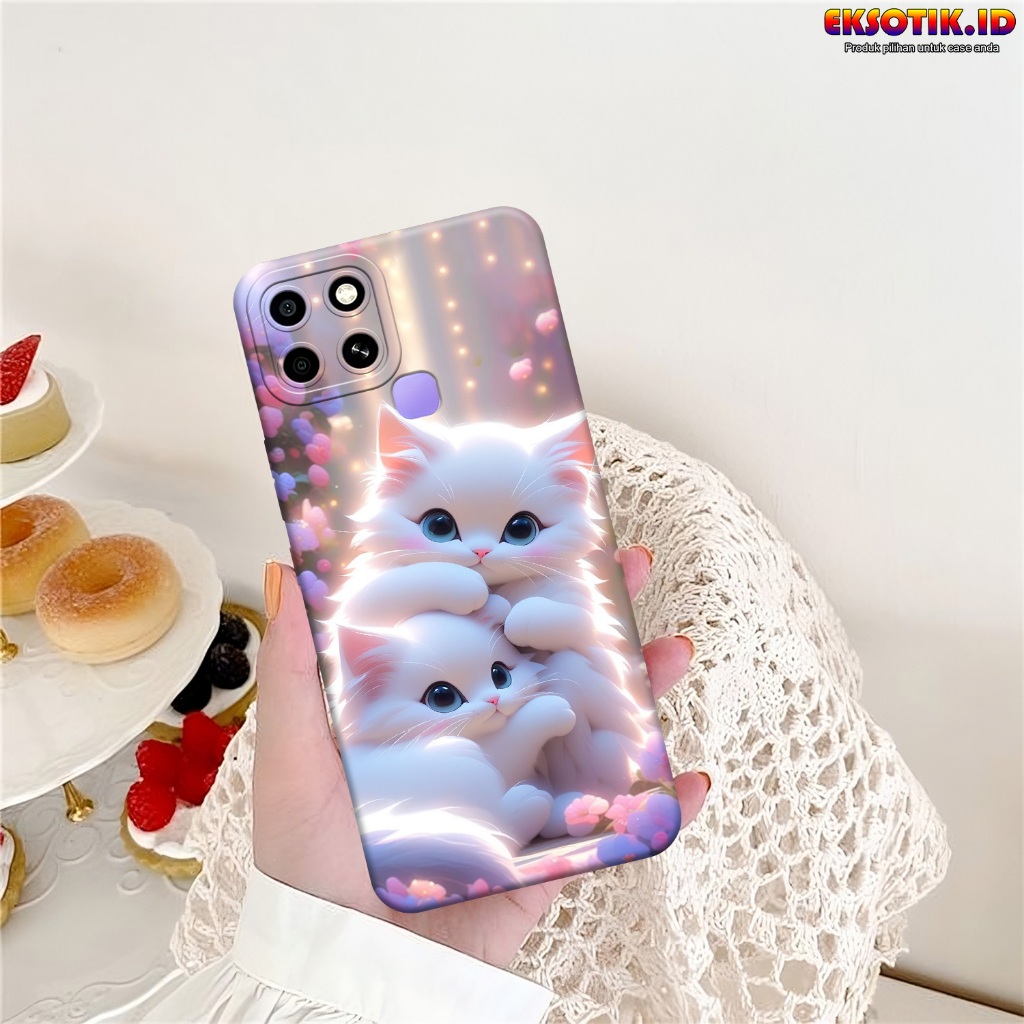 Case Infinix Smart 6 - Casing Infinix Smart 6 - Fashion Case - Silikon Infinix Smart 6  - Motif Kere