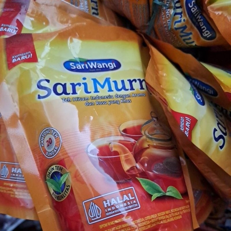 

(20 kantung teh bundar) Teh Sari Murni