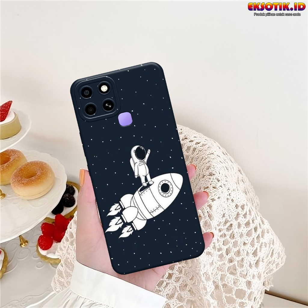 Case Infinix Smart 6 - Casing Infinix Smart 6 - Fashion Case - Silikon Infinix Smart 6  - Motif Kere