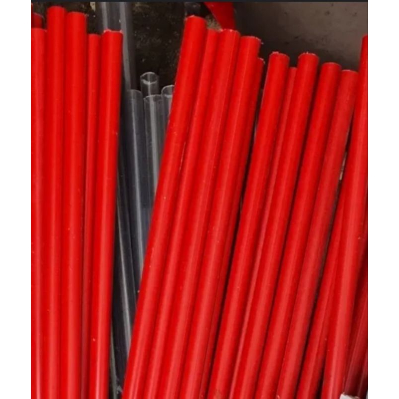 PIPA MERAH / BIRU PIPA AQUARIUM KOLAM PANJANG 1 METER 5/8 INCH