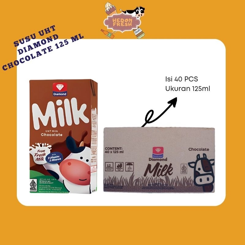 

Susu UHT Diamond Cokelat 125 ml