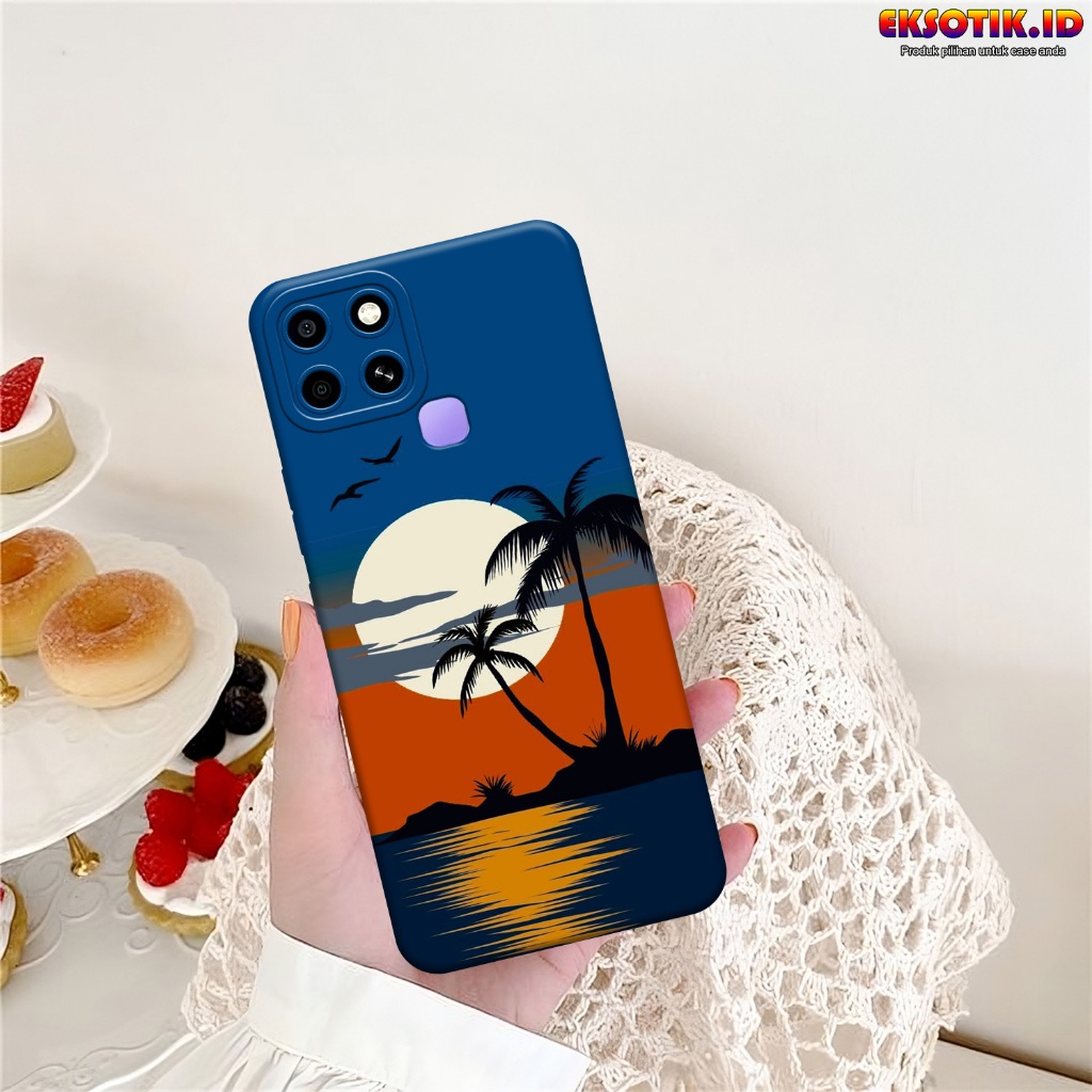 Case Infinix Smart 6 - Casing Infinix Smart 6 - Fashion Case - Silikon Infinix Smart 6  - Motif Kere