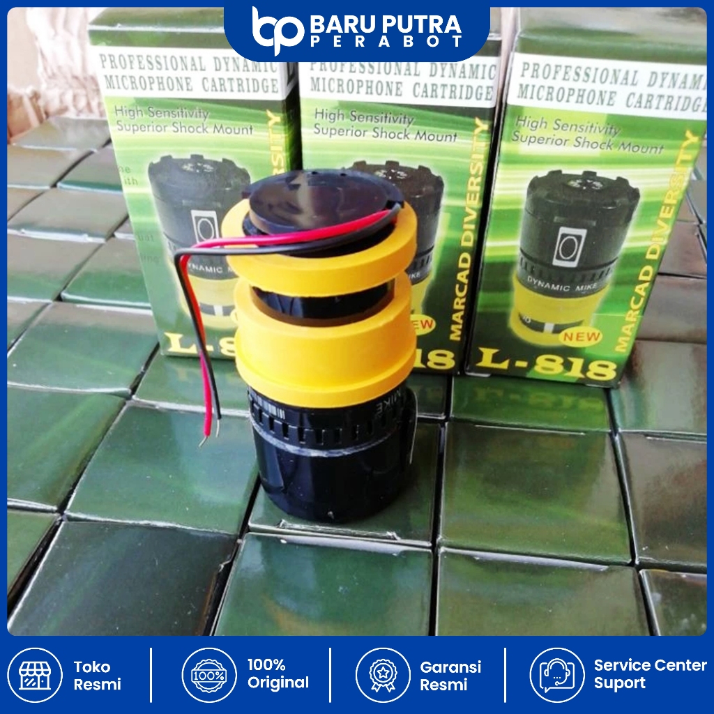 Spull Microphone LODA L-818 / Spul Mic L818 Proffesional Dynamic Cartridge