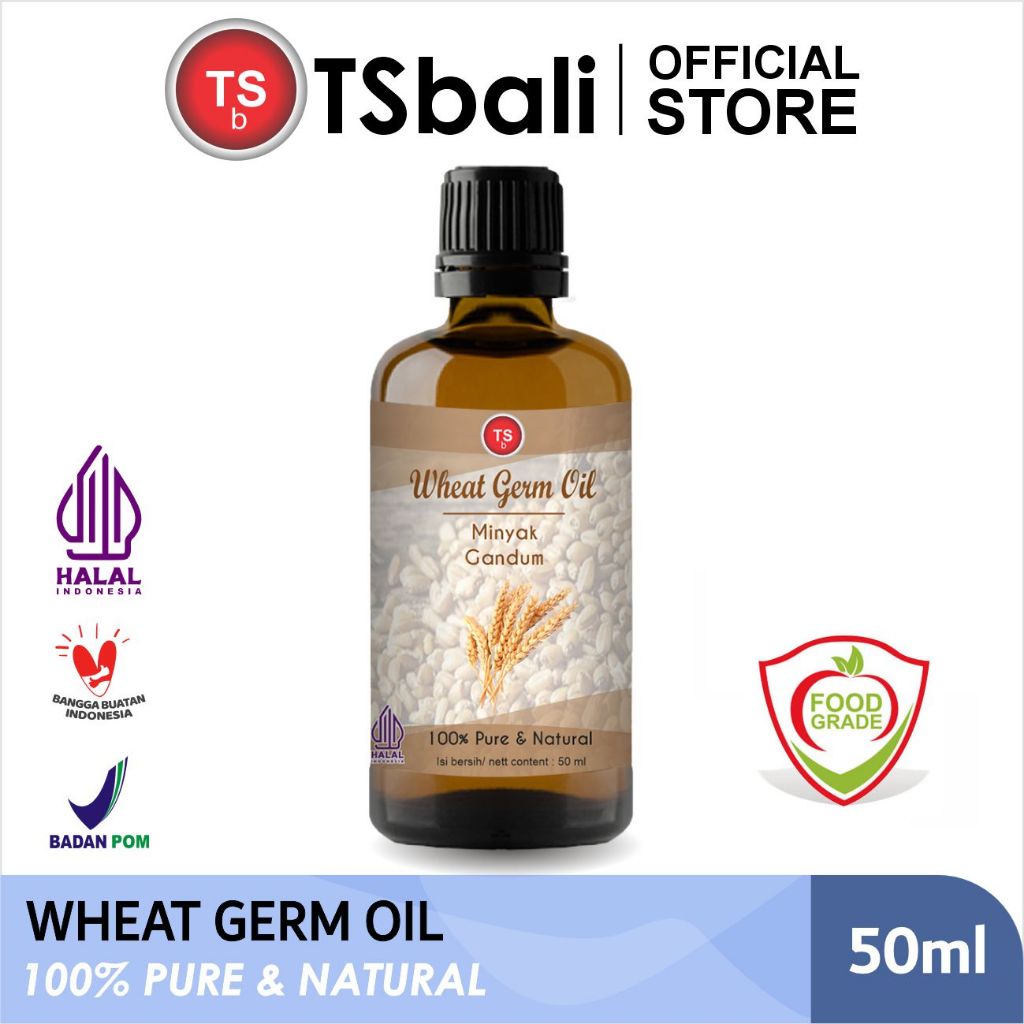 

TSb - Wheat Germ Oil| Minyak Gandum | Cold Pressed Unrefined Food Grade 50ml
