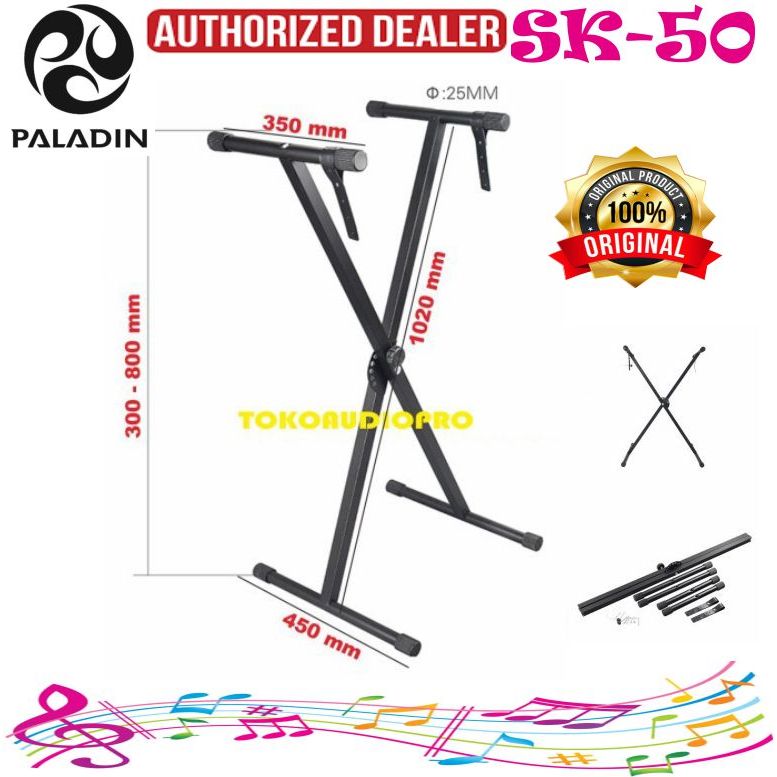 Paladin SK50 Stand Keyboard Import Stand Paladin SK-50