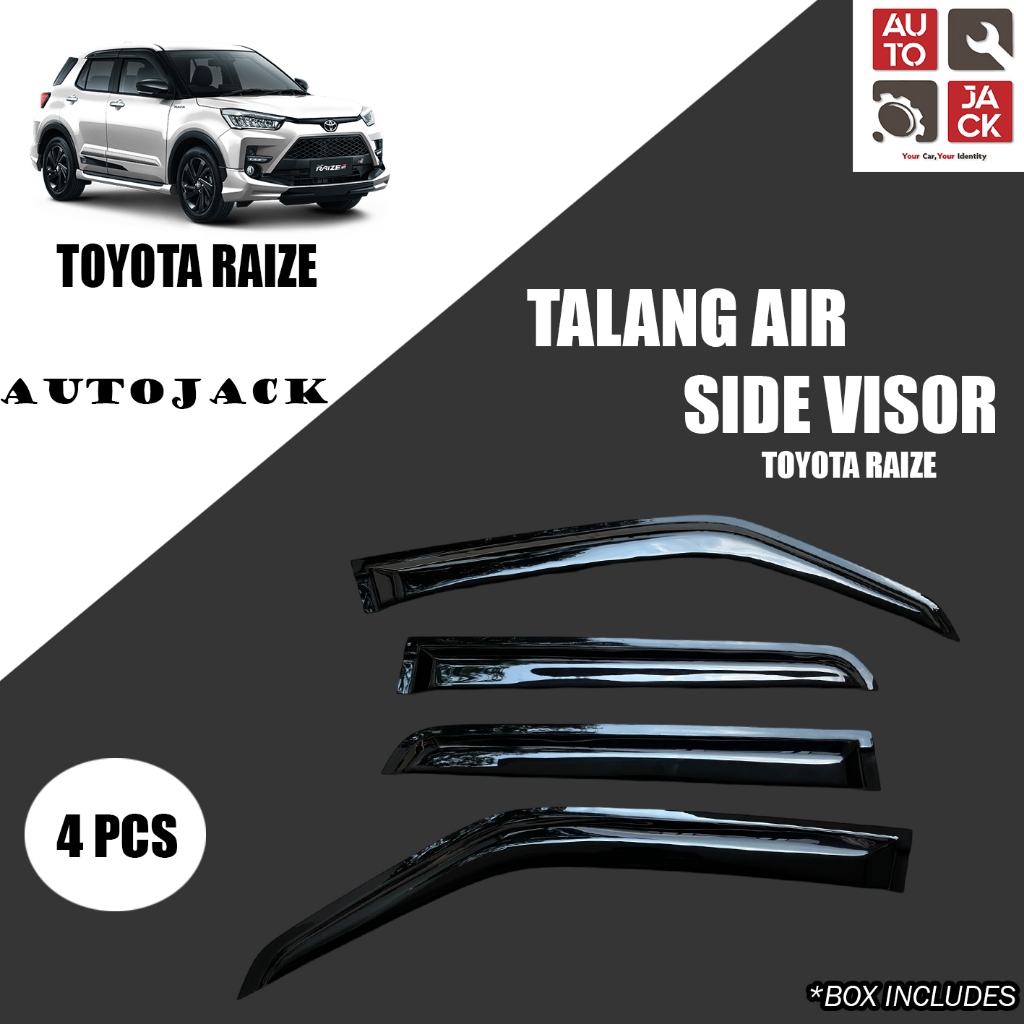 TALANG AIR RAIZE / SIDE VISOR RAIZE / ACCESSORIES TOYOTA RAIZE