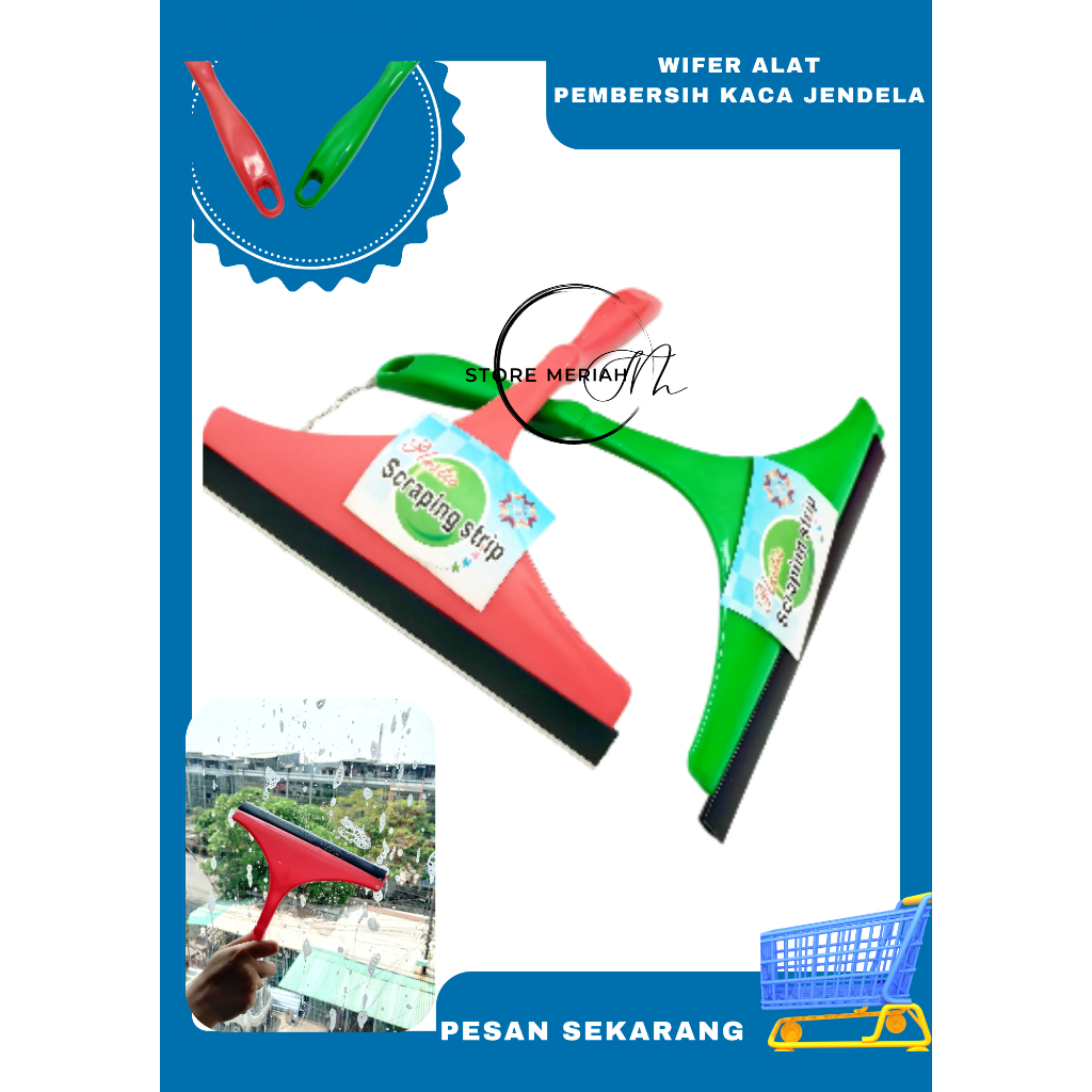 SM Alat wifer Pembersih Kaca Jendela / Alat Pembersih Kaca Mobil / Alat Pembersih Kaca Sapu Air / Pe