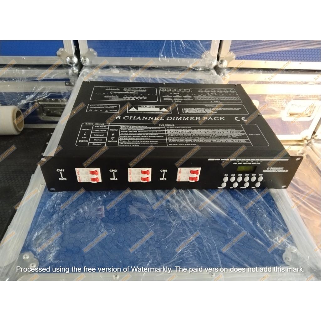 Dimmer Pack 6 channel spark
