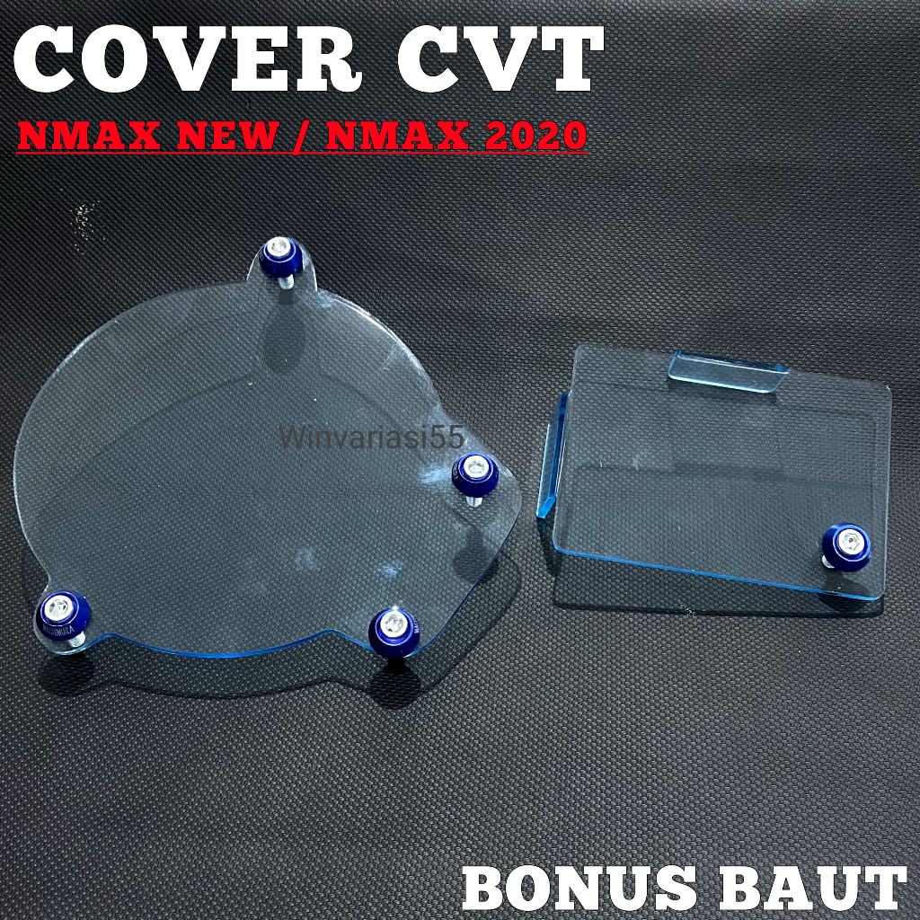 COVER CVT NMAX NEW TUTUP CVT BENING TRANSPARAN NEW NMAX 2020