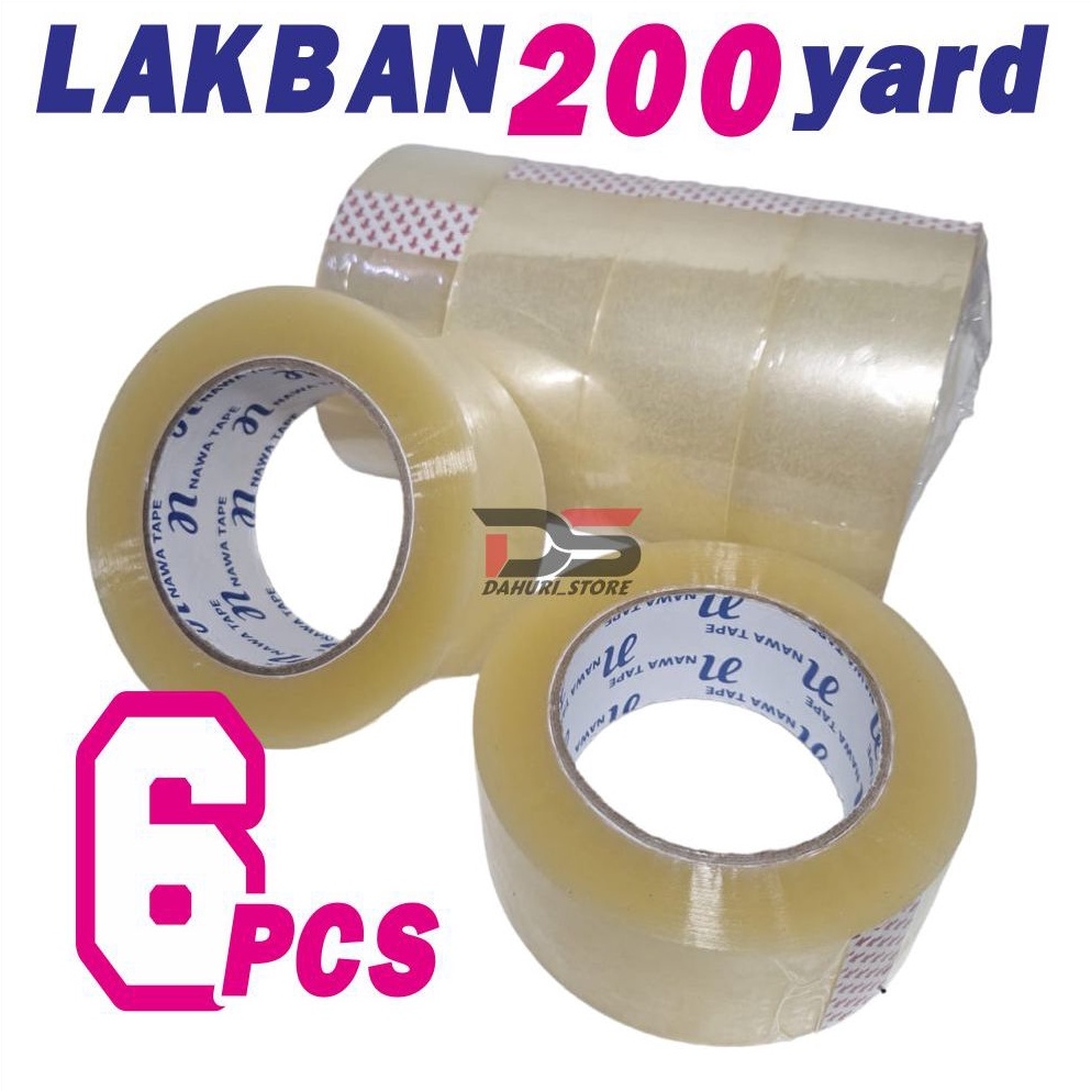 

ART M9C2 MURAAH BANGET HARGA 1 SLOP 6 PCS LAKBAN BENING COKLAT KUAT BERKUALITAS PANJANG 45 X 2YARD