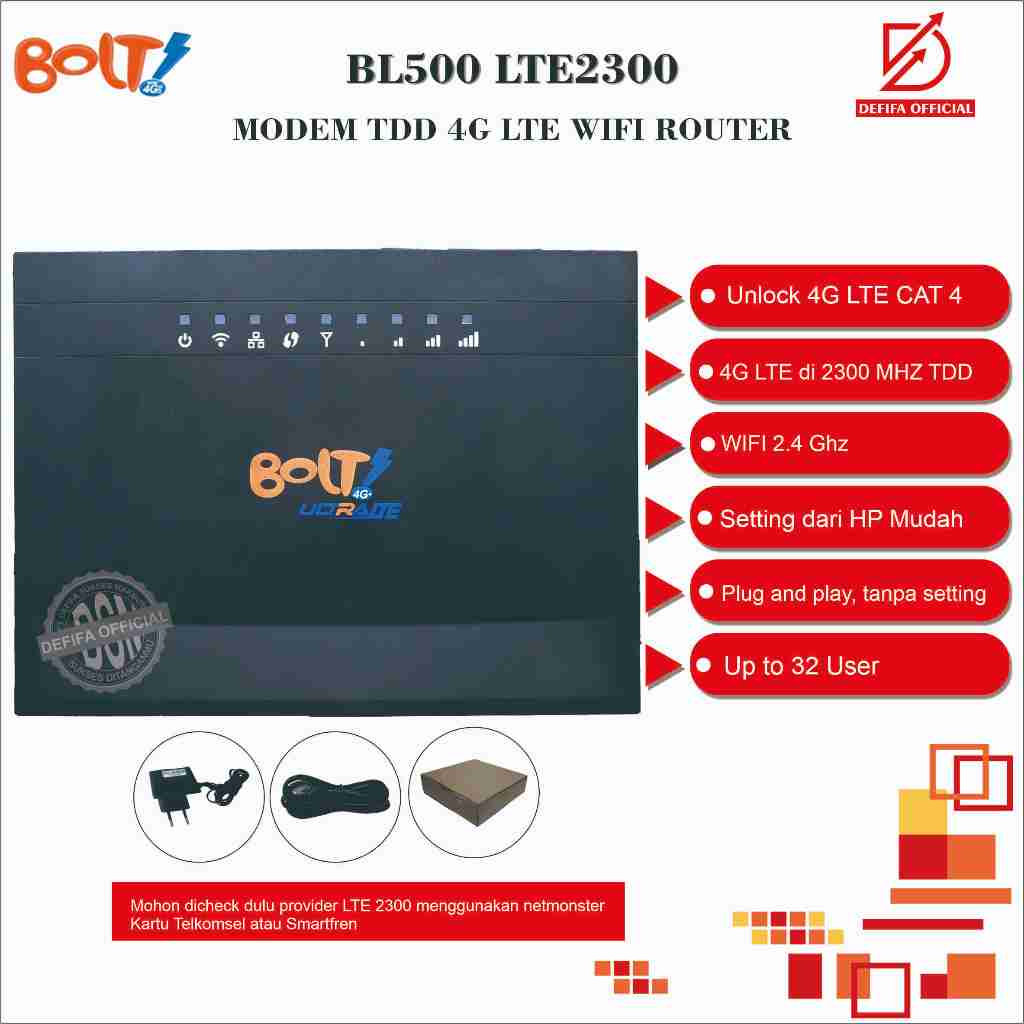 Modem Indoor BOLT BL-500 BL500 HELIOS UNLOCK Telkomsel Smartfren Normal Voucheran Lancar Jaya