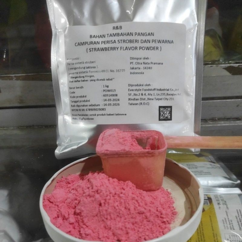 

r&b flavour powder strawbery 1kg