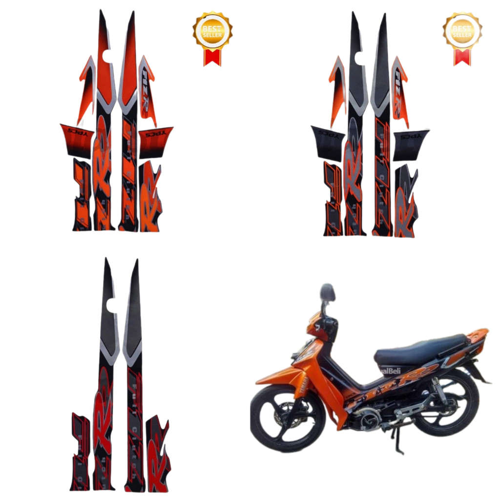 Stiker Striping Yamaha F1ZR F1 Zr 2002 Full Clutch List Body Motor Standar F1ZR 2002