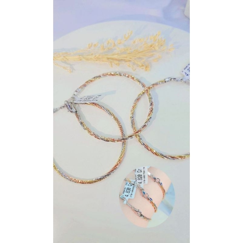 GELANG COKER KOMBINASI KADAR 17K/750 - SINAR ABADI
