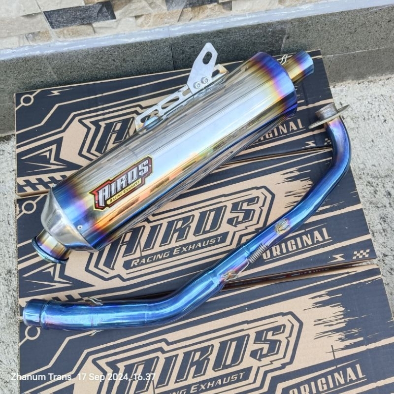 Knalpot standar racing bluemoon NMAX AEROX VARIO 125 150 Beat MIO PCX LEXY SCOOPY PCX 150 160