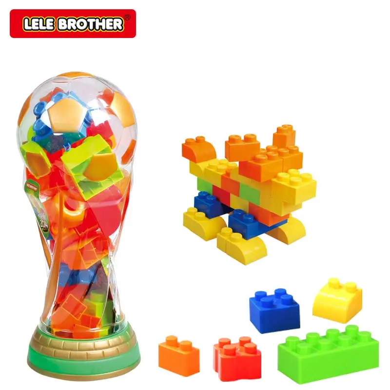 [HTH] Mainan Block Susun Bentuk Piala Dunia | Mainan Blok Susun Pintar Untuk Mengasah Otak Anak | Ba
