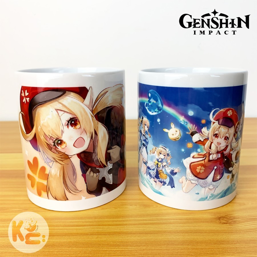 Mug Cangkir Genshin Impact Klee Summer Porselen Keramik Gelas Kado Gift