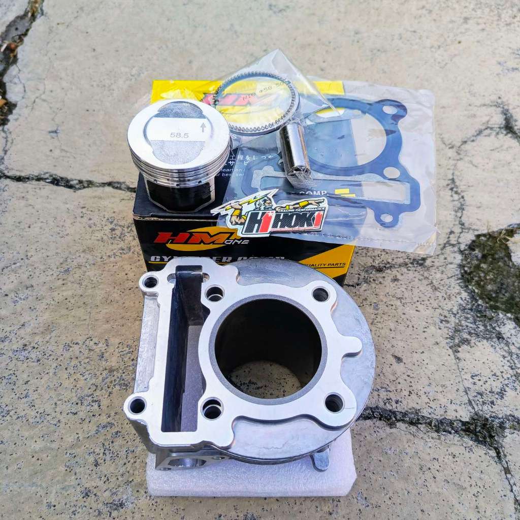 Cylinder Blok Bore Up Mio Sporty Smile Mio Soul Fino Nouvo Mio Karbu 58,5mm Piston Jenong