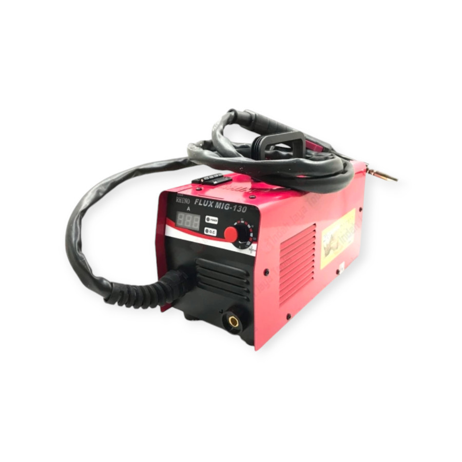 Rhino Mesin Las Mig 130 CO Flux Core Rhino Travo Las Mig 130 Tanpa Gas C02 MAG Gasless