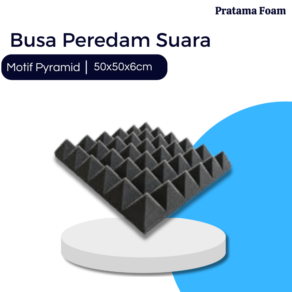Busa Peredam Suara Ruangan Pyramid - Peredam Suara Ruangan Musik Studio