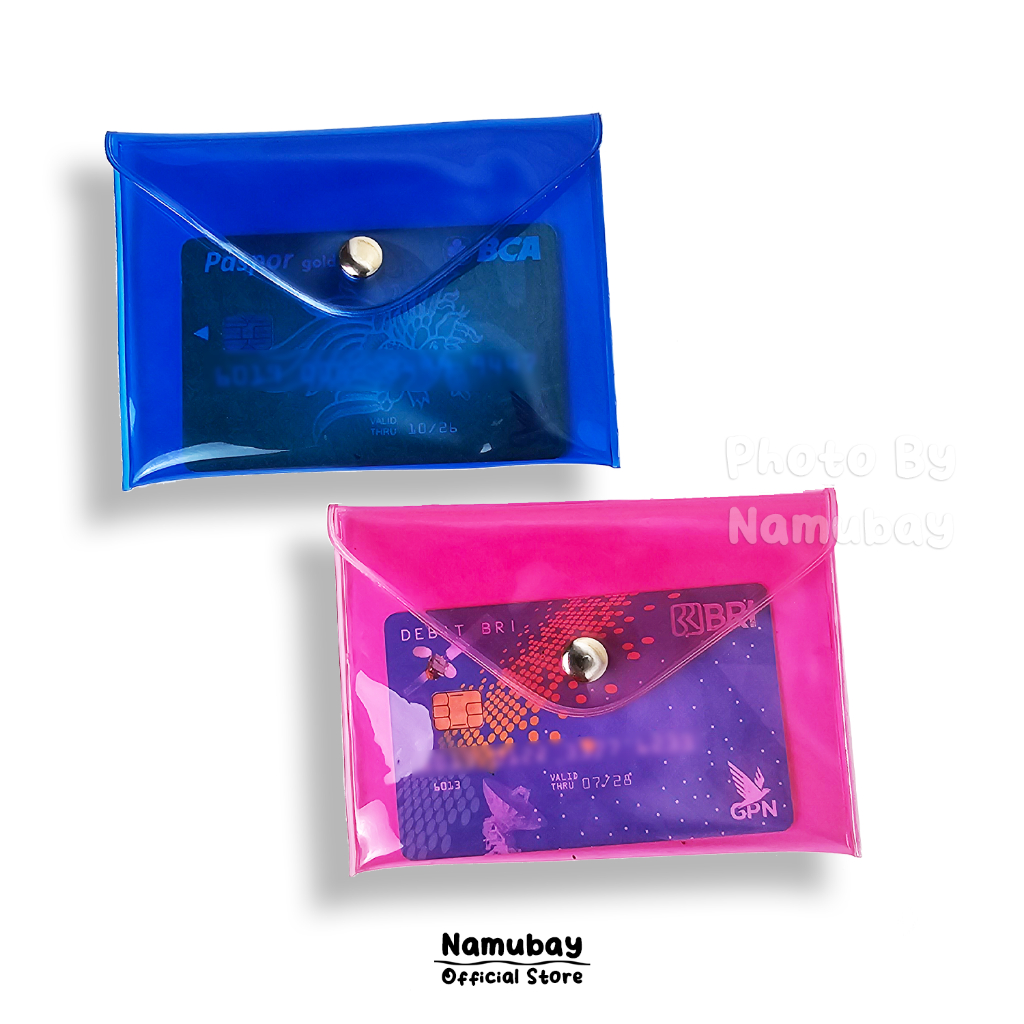 DOMPET PENYIMPANAN KOIN , ATM ,CARD HOLDER / DOMPET WANITA TRANSPARAN MINI / POUCH MINI