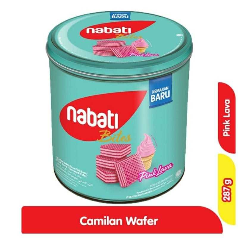 

Nabati Richeese Wafer Kaleng Pink Lava 287 gram