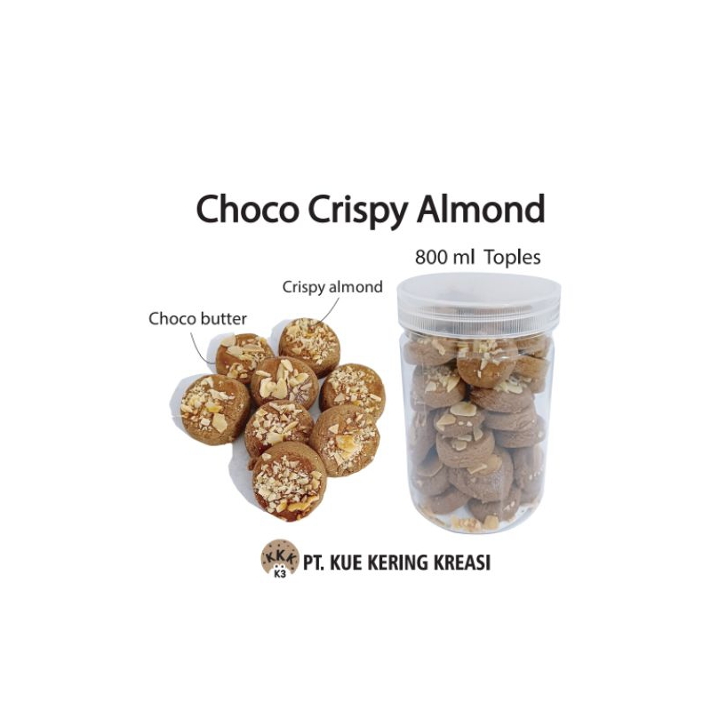 

Choco Crispy Almond / Kukis Coklat Almond