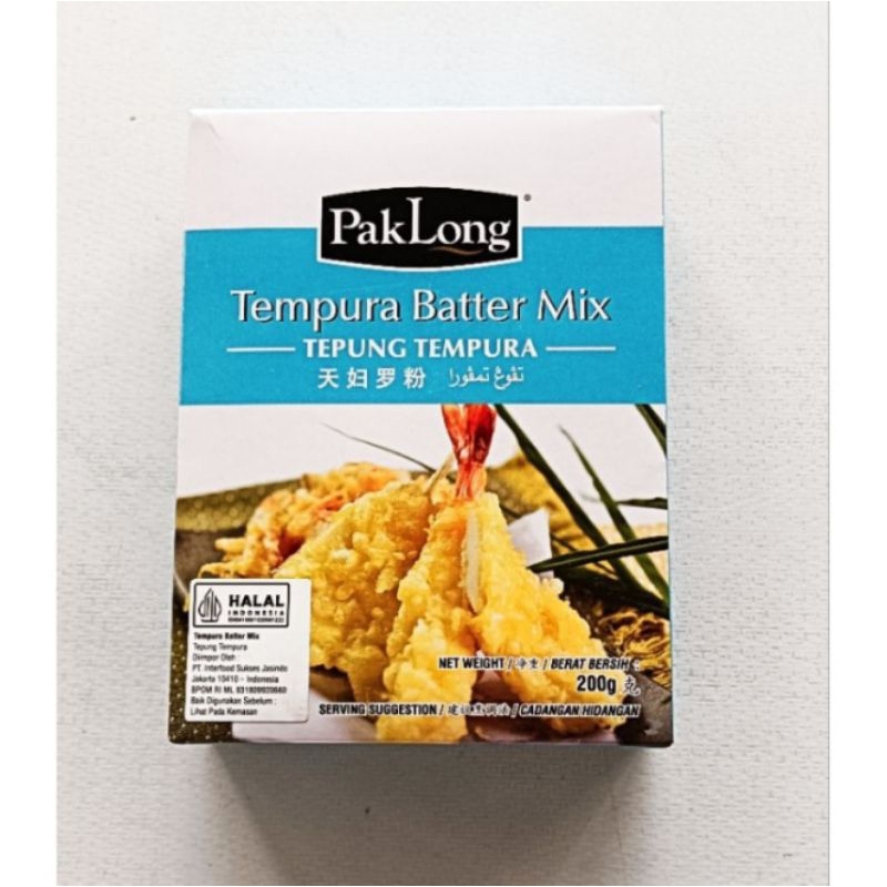 

Pak Long Tempura Batter Mix 200gr Tepung Tempura Pak Long