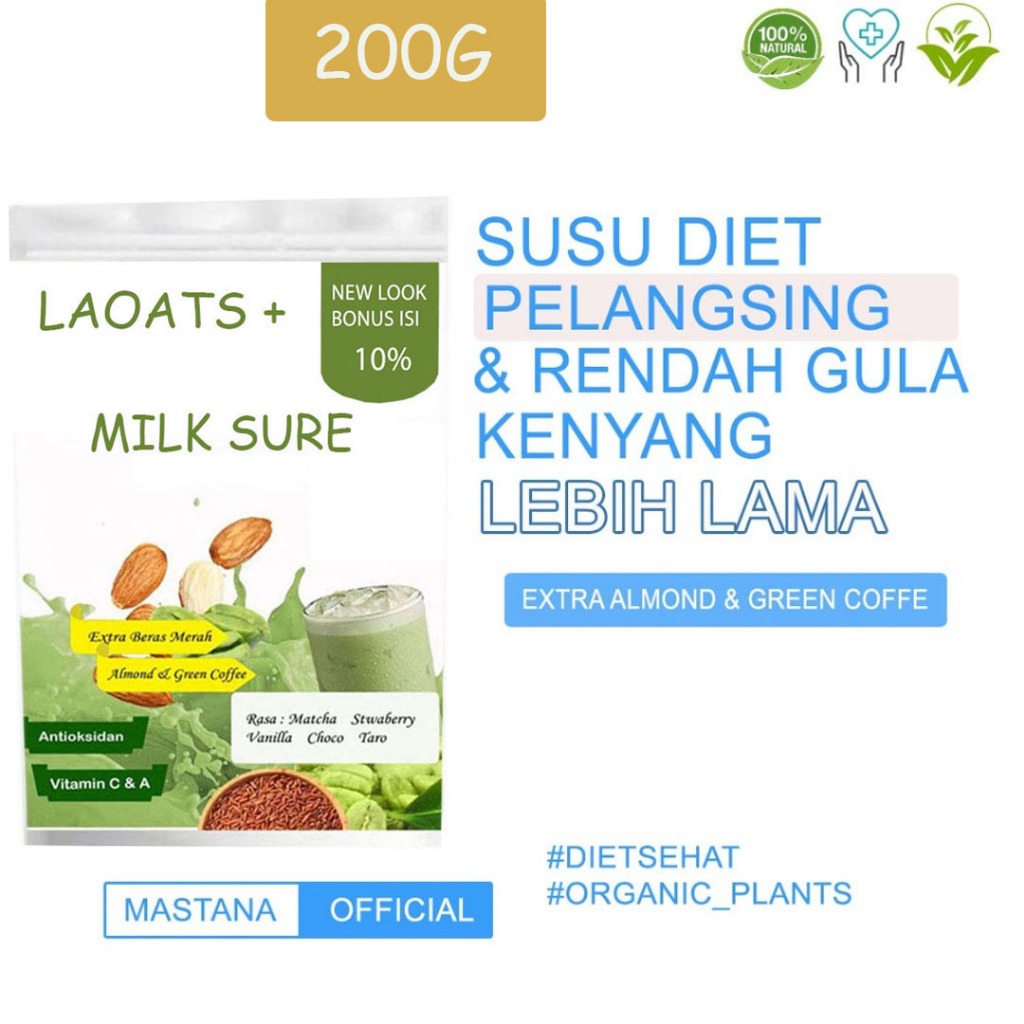 

Susu Diet Pelangsing Badan Penurun Berat Badan Minuman Diet Sehat Rendah Lemak Laoats