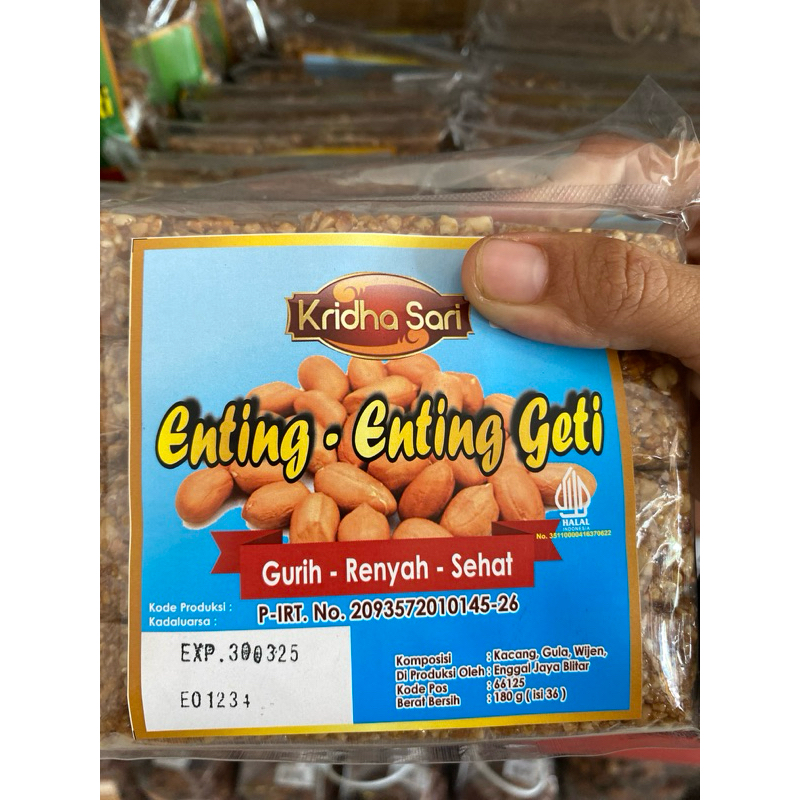 

Enting Enting Geti Berat 180 Gram