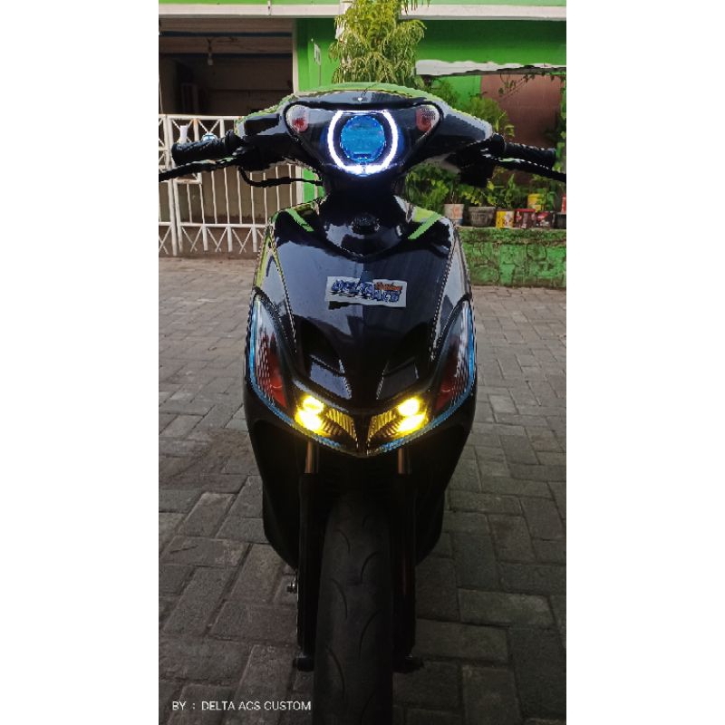 Biled Mio Smile/Sporty/5TL Komplit l Custom Headlamp Reflektor Yamaha Mio Sporty/Mio Smile Biled AES