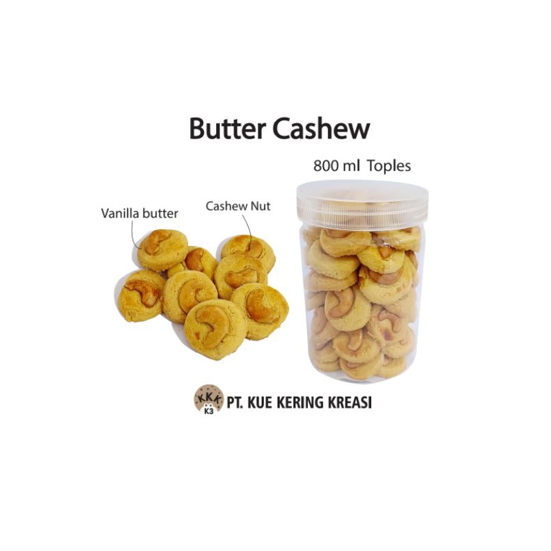 

Butter Cashew Cookie / Kukis Kacang Mete