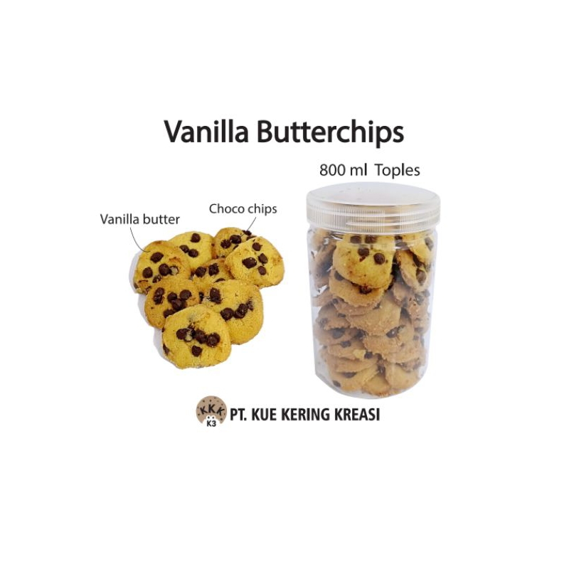 

Vanilla Butterchips / Kukis Vanilla Chocochips