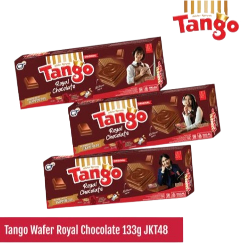 

Tango Wafer Royal Chocolate 133GR EXCLUSIVE JKT48 - [Isi 3 Pcs]