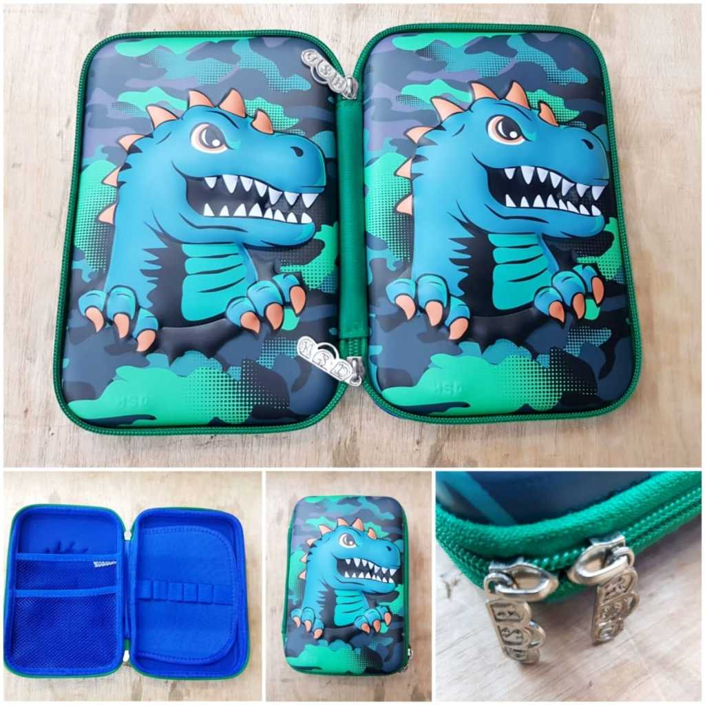 

HJK Tempat Pensil Anak Sekolah Kotak Pensil Anak Karakter Timbul 3D Frozen Timbul 2side